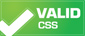 Valid CSS!